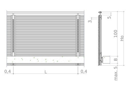 risba - H-line ALU-TS-30-7-S